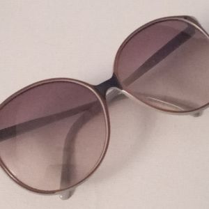 Vintage Mod Gray//Brown/Black Sunglasses NOS Italy